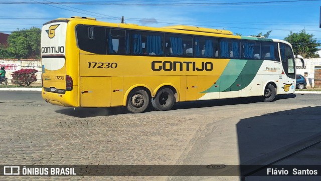 Empresa Gontijo de Transportes 17230 na cidade de Cruz das Almas, Bahia, Brasil, por Flávio  Santos. Número da foto: #12256130.