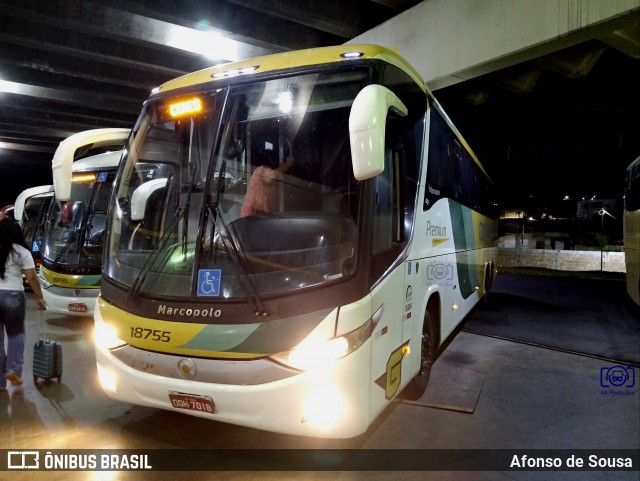 Empresa Gontijo de Transportes 18755 na cidade de Araxá, Minas Gerais, Brasil, por Afonso de Sousa. Número da foto: #12257311.