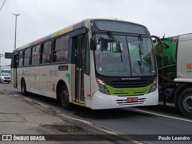 Transportes Paranapuan B10148 na cidade de Rio de Janeiro, Rio de Janeiro, Brasil, por Paulo Leandro. Número da foto: #12257690.