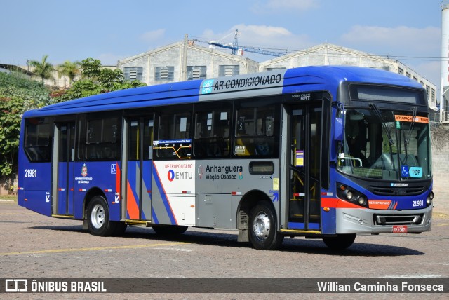 Viação Osasco 21.981 na cidade de Carapicuíba, São Paulo, Brasil, por Willian Caminha Fonseca. Número da foto: #12256091.