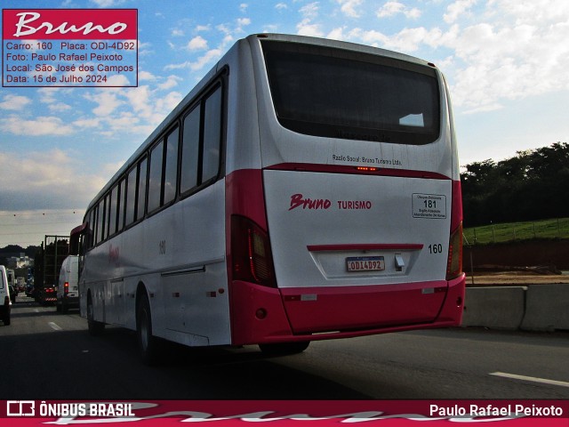 Bruno Turismo 160 na cidade de São José dos Campos, São Paulo, Brasil, por Paulo Rafael Peixoto. Número da foto: #12257232.