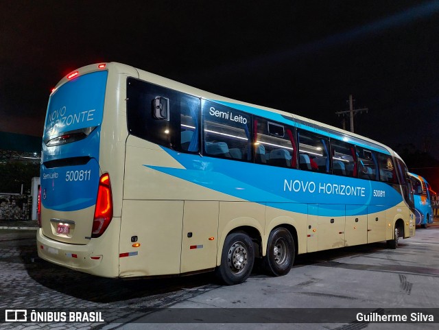 Viação Novo Horizonte 500811 na cidade de Santos, São Paulo, Brasil, por Guilherme Silva. Número da foto: #12255872.