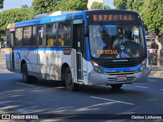 Transportes Futuro C30209 na cidade de Rio de Janeiro, Rio de Janeiro, Brasil, por Cleiton Linhares. Número da foto: #12257250.