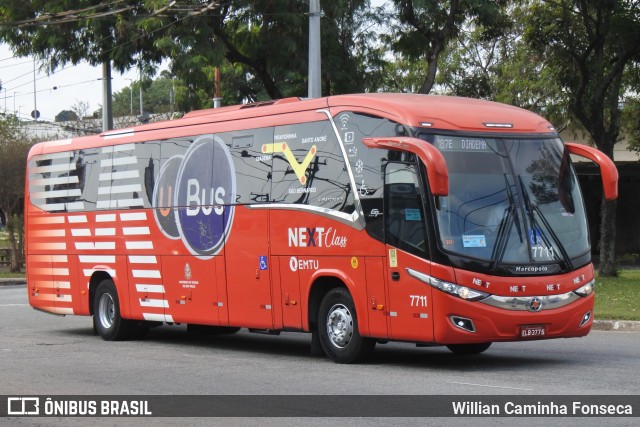 Next Mobilidade - ABC Sistema de Transporte 7711 na cidade de Santo André, São Paulo, Brasil, por Willian Caminha Fonseca. Número da foto: #12256089.