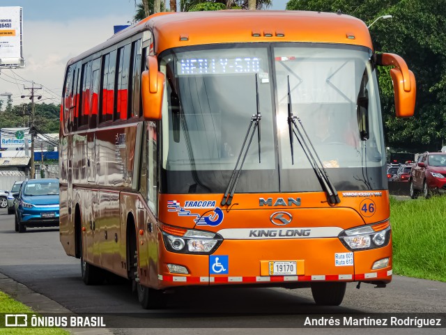TRACOPA - Transportes Costarricenses Panameños 46 na cidade de La Uruca, San José, San José, Costa Rica, por Andrés Martínez Rodríguez. Número da foto: #12258752.