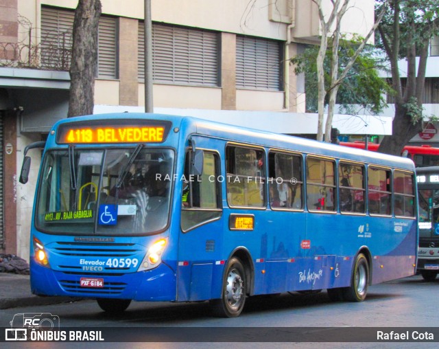 São Dimas Transportes 40599 na cidade de Belo Horizonte, Minas Gerais, Brasil, por Rafael Cota. Número da foto: #12258445.