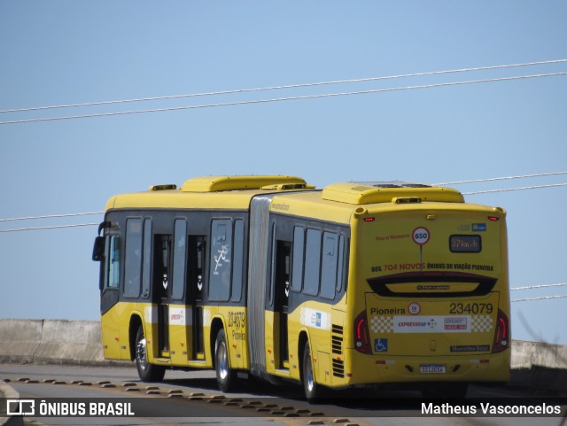 Viação Pioneira 234079 na cidade de Santa Maria, Distrito Federal, Brasil, por Matheus Vasconcelos. Número da foto: #12257826.