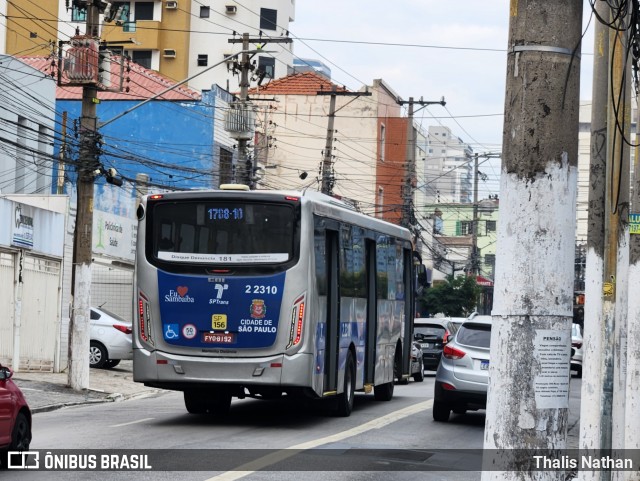 Sambaíba Transportes Urbanos 2 2310 na cidade de São Paulo, São Paulo, Brasil, por Thalis Nathan. Número da foto: #12257207.