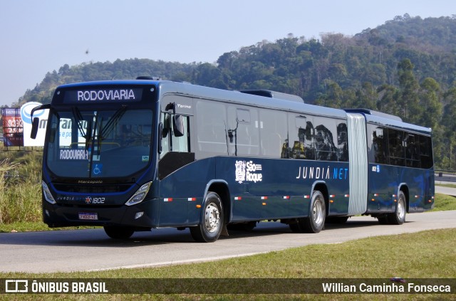 Jundiá Transportadora Turistica 1802 na cidade de São Roque, São Paulo, Brasil, por Willian Caminha Fonseca. Número da foto: #12256090.