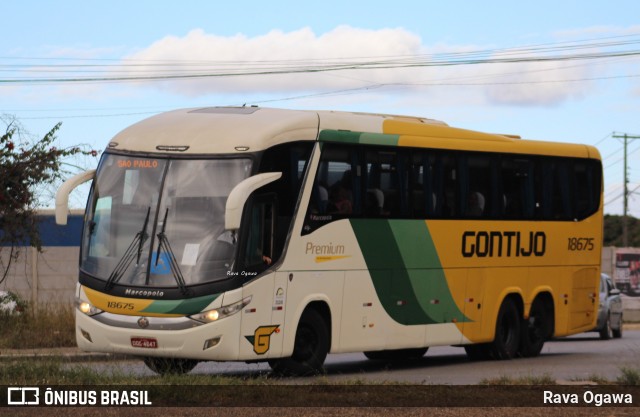 Empresa Gontijo de Transportes 18675 na cidade de Vitória da Conquista, Bahia, Brasil, por Rava Ogawa. Número da foto: #12256736.