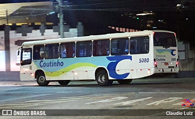Empresa de Transportes Coutinho 5080 na cidade de Três Corações, Minas Gerais, Brasil, por Claudio Luiz. Número da foto: #12258749.