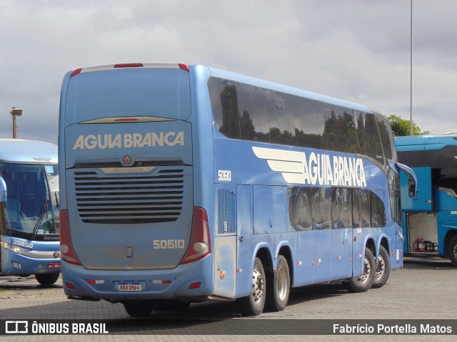Viação Águia Branca 50610 na cidade de Vitória da Conquista, Bahia, Brasil, por Fabrício Portella Matos. Número da foto: #12257895.