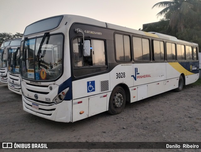 Viação Pinheiral 3028 na cidade de Pinheiral, Rio de Janeiro, Brasil, por Danilo  Ribeiro. Número da foto: #12255992.