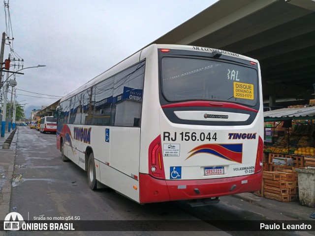 Transportadora Tinguá RJ 156.044 na cidade de Rio de Janeiro, Rio de Janeiro, Brasil, por Paulo Leandro. Número da foto: #12257670.