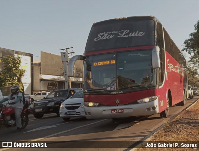 Expresso São Luiz 7360 na cidade de Goiânia, Goiás, Brasil, por João Gabriel P. Soares. Número da foto: #12256069.