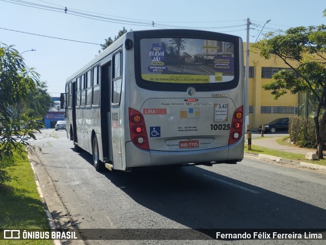 Viação Lira 10025 na cidade de Hortolândia, São Paulo, Brasil, por Fernando Félix Ferreira Lima. Número da foto: #12256118.