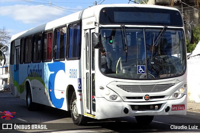 Empresa de Transportes Coutinho 5080 na cidade de Varginha, Minas Gerais, Brasil, por Claudio Luiz. Número da foto: #12258619.