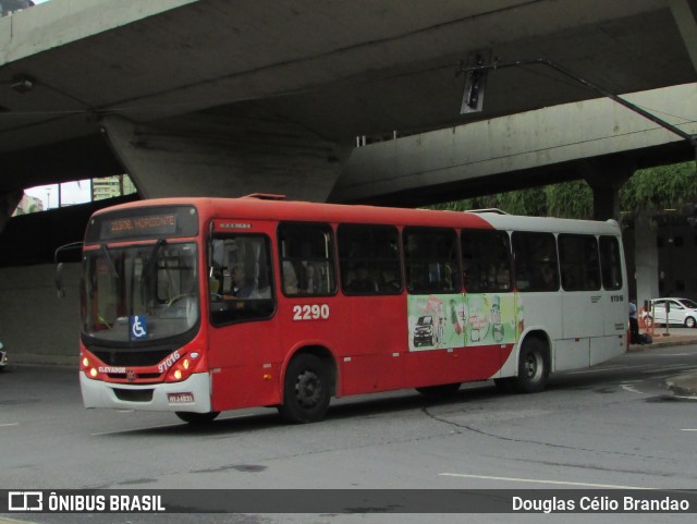 Viação Belo Monte Transportes Coletivos 97016 na cidade de Belo Horizonte, Minas Gerais, Brasil, por Douglas Célio Brandao. Número da foto: #12258525.