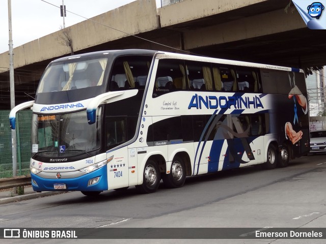 Empresa de Transportes Andorinha 7404 na cidade de São Paulo, São Paulo, Brasil, por Emerson Dorneles. Número da foto: #12257093.