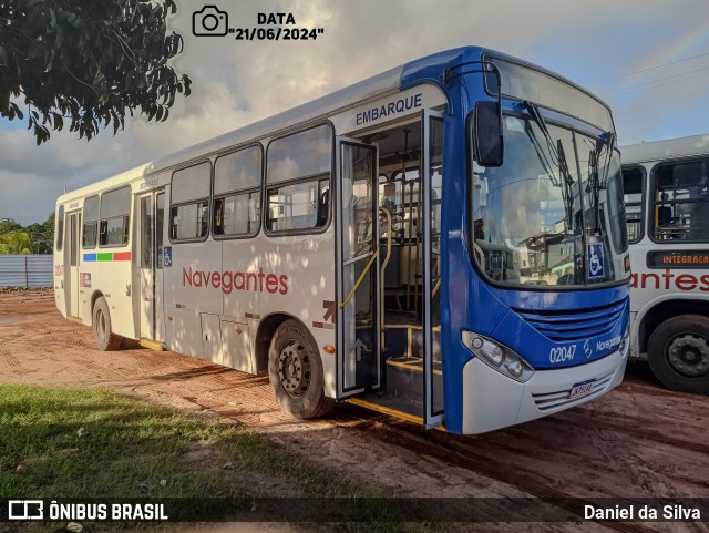 Consórcio Navegantes - 02 > Viação São Jorge > Transurb Transporte Urbano 02047 na cidade de João Pessoa, Paraíba, Brasil, por Daniel da Silva. Número da foto: #12256340.