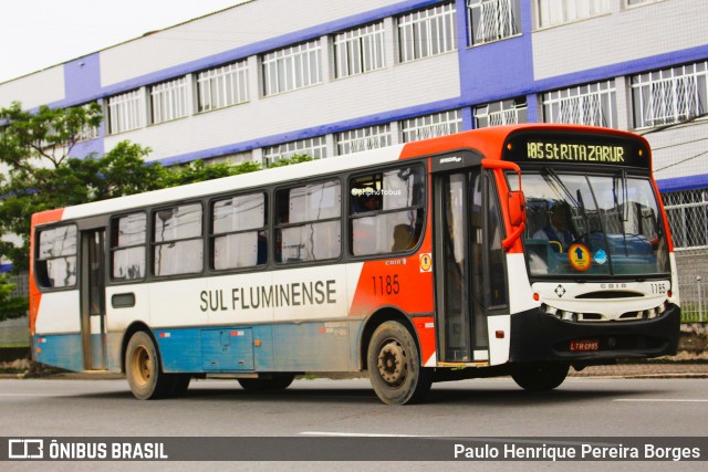 Viação Sul Fluminense 1185 na cidade de Volta Redonda, Rio de Janeiro, Brasil, por Paulo Henrique Pereira Borges. Número da foto: #12257865.