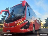 Viação Santa Cruz 34323 na cidade de Ribeirão Preto, São Paulo, Brasil, por Marcelo Horta. Número da foto: #12255605.
