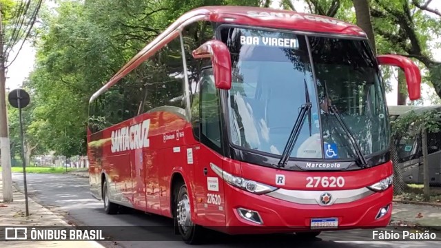 Viação Santa Cruz 27620 na cidade de São Paulo, São Paulo, Brasil, por Fábio Paixão. Número da foto: #12260569.