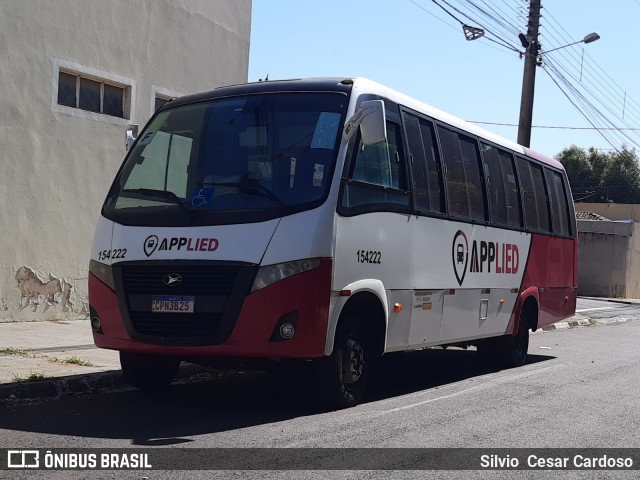 Applied Transportes de Passageiros 154222 na cidade de Presidente Prudente, São Paulo, Brasil, por Silvio  Cesar Cardoso. Número da foto: #12261224.