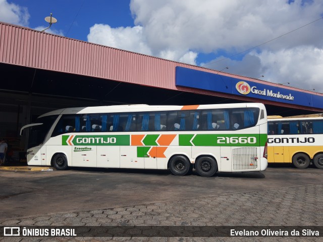 Empresa Gontijo de Transportes 21660 na cidade de Governador Valadares, Minas Gerais, Brasil, por Evelano Oliveira da Silva. Número da foto: #12260600.