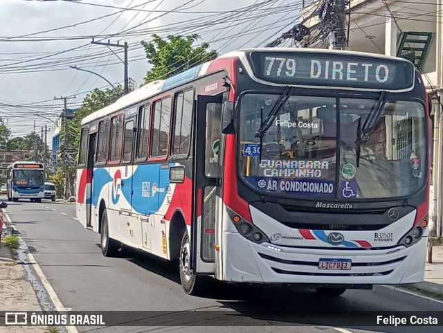 Viação Pavunense B32501 na cidade de Rio de Janeiro, Rio de Janeiro, Brasil, por Felipe Costa. Número da foto: #12260465.