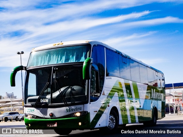 Empresa de Transportes e Turismo Moreira 2205 na cidade de Goiânia, Goiás, Brasil, por Carlos Daniel Moreira Batista. Número da foto: #12259849.