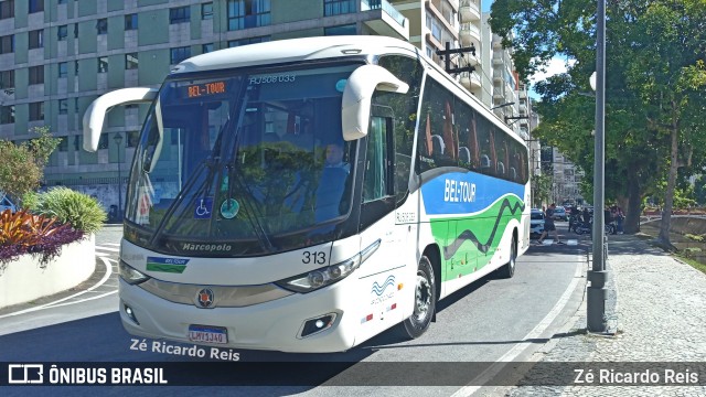 Bel-Tour Transportes e Turismo 313 na cidade de Petrópolis, Rio de Janeiro, Brasil, por Zé Ricardo Reis. Número da foto: #12260404.