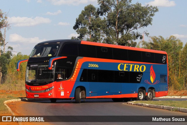 Viação Cetro 20006 na cidade de Brasília, Distrito Federal, Brasil, por Matheus Souza. Número da foto: #12261560.