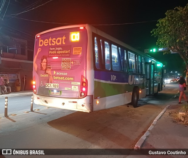 Viação União DC 1.109 na cidade de Duque de Caxias, Rio de Janeiro, Brasil, por Gustavo Coutinho. Número da foto: #12260348.
