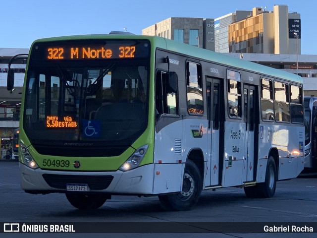 BsBus Mobilidade 504939 na cidade de Brasília, Distrito Federal, Brasil, por Gabriel Rocha. Número da foto: #12259403.