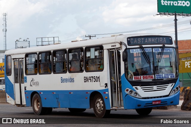 Transportes Barata BN-97501 na cidade de Ananindeua, Pará, Brasil, por Fabio Soares. Número da foto: #12260613.