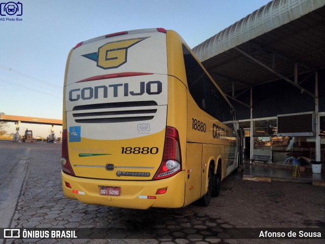 Empresa Gontijo de Transportes 18880 na cidade de Luz, Minas Gerais, Brasil, por Afonso de Sousa. Número da foto: #12259401.
