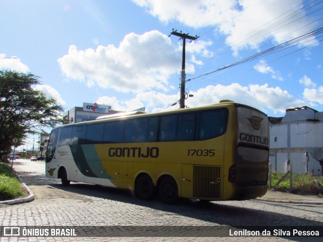 Empresa Gontijo de Transportes 17035 na cidade de Caruaru, Pernambuco, Brasil, por Lenilson da Silva Pessoa. Número da foto: #12261069.
