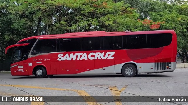 Viação Santa Cruz 26519 na cidade de São Paulo, São Paulo, Brasil, por Fábio Paixão. Número da foto: #12260560.