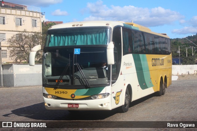 Empresa Gontijo de Transportes 14340 na cidade de Teófilo Otoni, Minas Gerais, Brasil, por Rava Ogawa. Número da foto: #12259997.