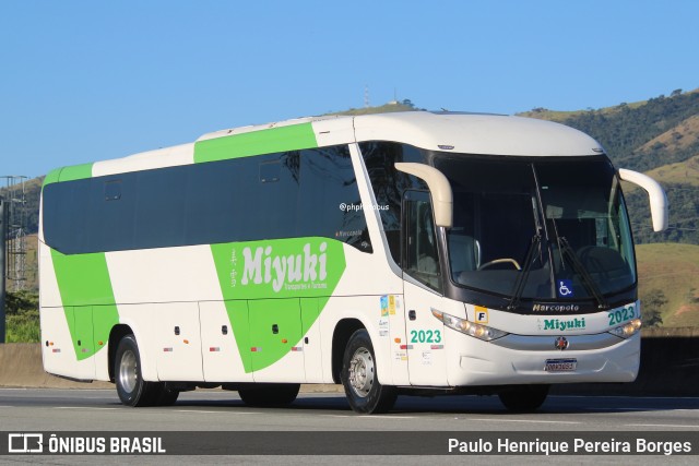 Miyuki Transportes e Turismo 2023 na cidade de Roseira, São Paulo, Brasil, por Paulo Henrique Pereira Borges. Número da foto: #12261200.
