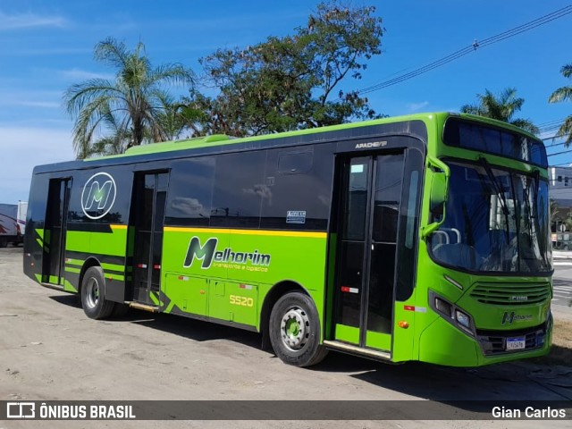 Melhorim Turismo 5520 na cidade de Serra, Espírito Santo, Brasil, por Gian Carlos. Número da foto: #12259962.