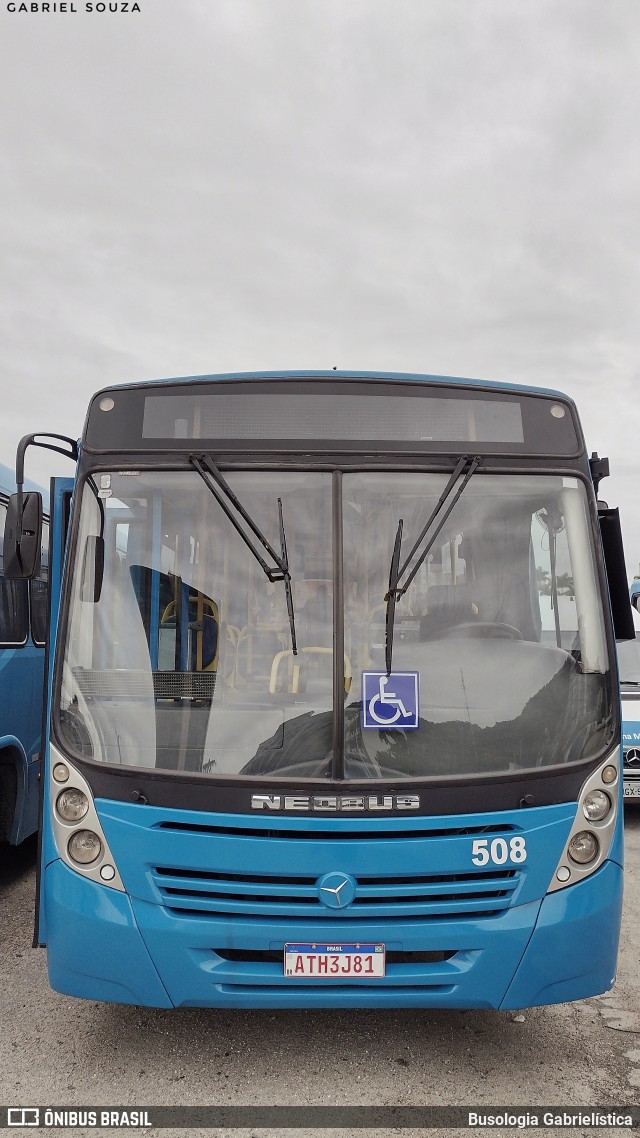Biguaçu Transportes Coletivos Administração e Participação 508 na cidade de Florianópolis, Santa Catarina, Brasil, por Busologia Gabrielística. Número da foto: #12217848.