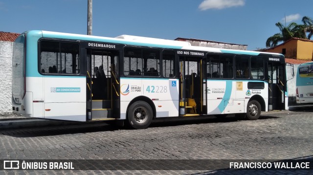 Auto Viação Dragão do Mar 42228 na cidade de Fortaleza, Ceará, Brasil, por FRANCISCO WALLACE. Número da foto: #12216202.