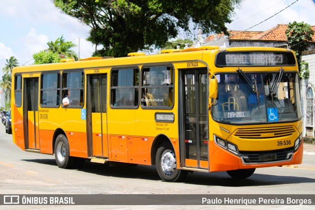 TCM - Transportes Coletivos Maranhense 39-536 na cidade de São Luís, Maranhão, Brasil, por Paulo Henrique Pereira Borges. Número da foto: #12217535.
