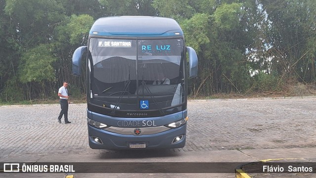 Viação Cidade Sol 8700 na cidade de Cruz das Almas, Bahia, Brasil, por Flávio  Santos. Número da foto: #12216112.