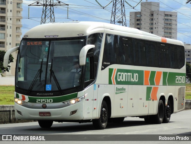 Empresa Gontijo de Transportes 21510 na cidade de São José dos Campos, São Paulo, Brasil, por Robson Prado. Número da foto: #12217958.