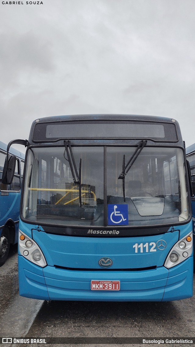 Biguaçu Transportes Coletivos Administração e Participação 1112 na cidade de Florianópolis, Santa Catarina, Brasil, por Busologia Gabrielística. Número da foto: #12217871.