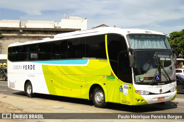 Costa Verde Transportes RJ 217.043 na cidade de Rio de Janeiro, Rio de Janeiro, Brasil, por Paulo Henrique Pereira Borges. Número da foto: #12217530.