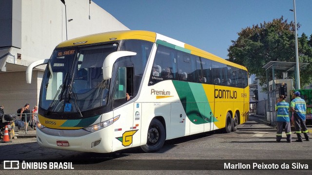 Empresa Gontijo de Transportes 18055 na cidade de Rio de Janeiro, Rio de Janeiro, Brasil, por Marllon Peixoto da Silva. Número da foto: #12215955.